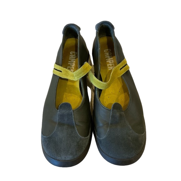 Camper Shoes - Camper leather and suede Maryjane  shoes. 

Run slightly small fit an 11-11.5